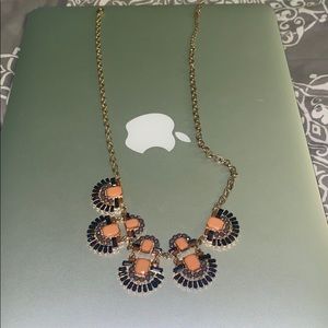 necklace- navy blue and pink